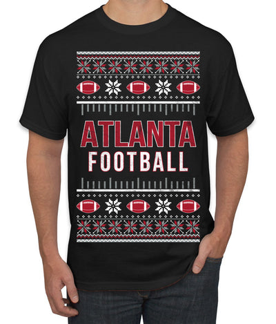 City of Atlanta ATL American Football Fantasy Fan Ugly Christmas Sweater Unisex Crewneck Sweatshirt