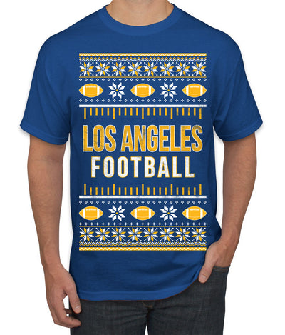 City of Los Angeles LAR American Football Fantasy Fan Ugly Christmas Sweater Unisex Crewneck Sweatshirt