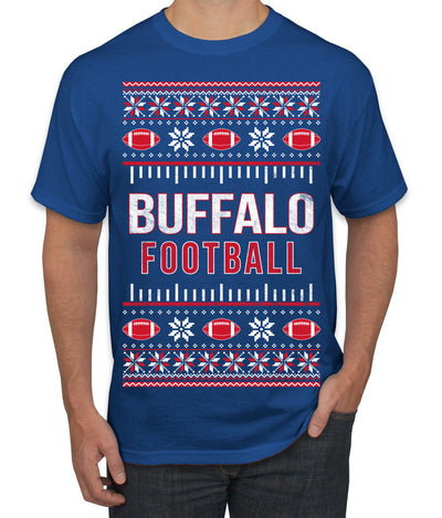 City of Buffalo BUF American Football Fantasy Fan Ugly Christmas Sweater Unisex Crewneck Sweatshirt