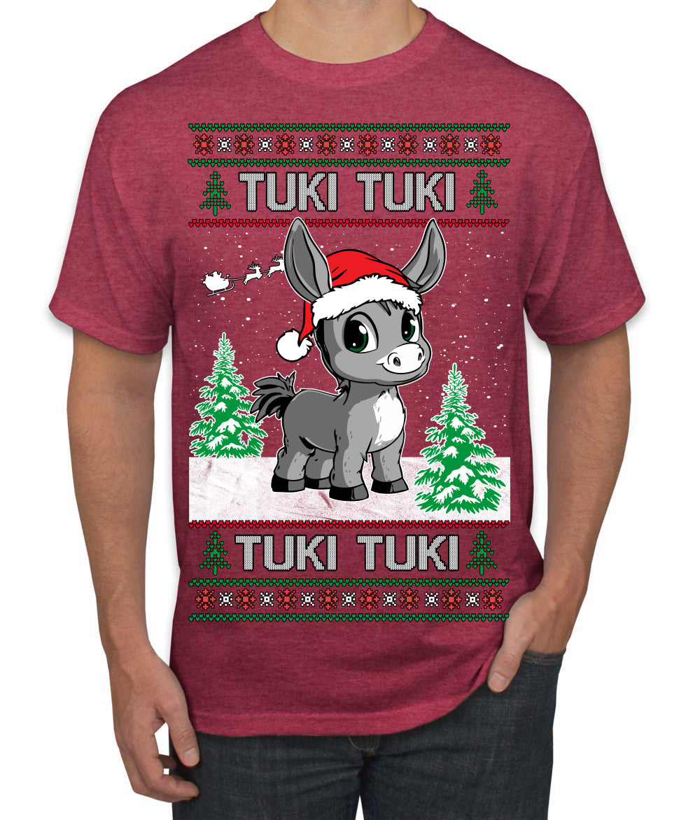 Tuki Tuki Tuki Funny Spanish Music Lyrics Ugly Christmas Sweater Men's T-Shirt