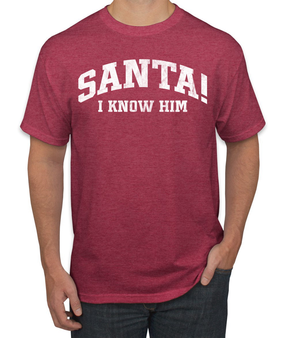 Vintage Movie Quote Santa! I Know Him Christmas Men's T-Shirt