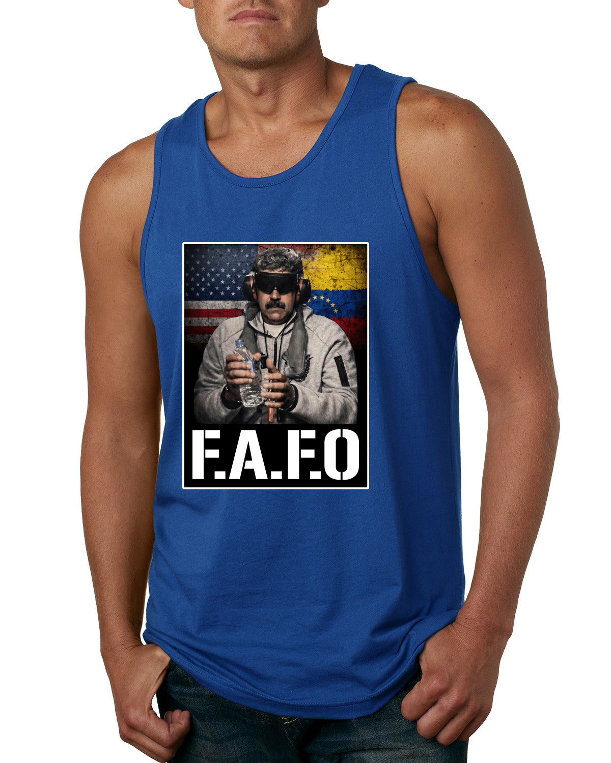 Venezuelan Dictator Maduro Captured F Around Find Out Sweater, Men Tank Top