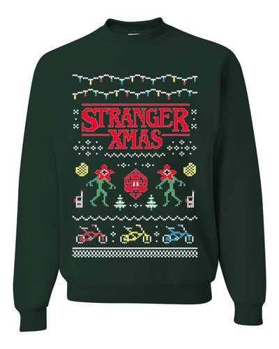 Stranger Xmas Ugly Christmas Sweater Unisex Crewneck Sweatshirt