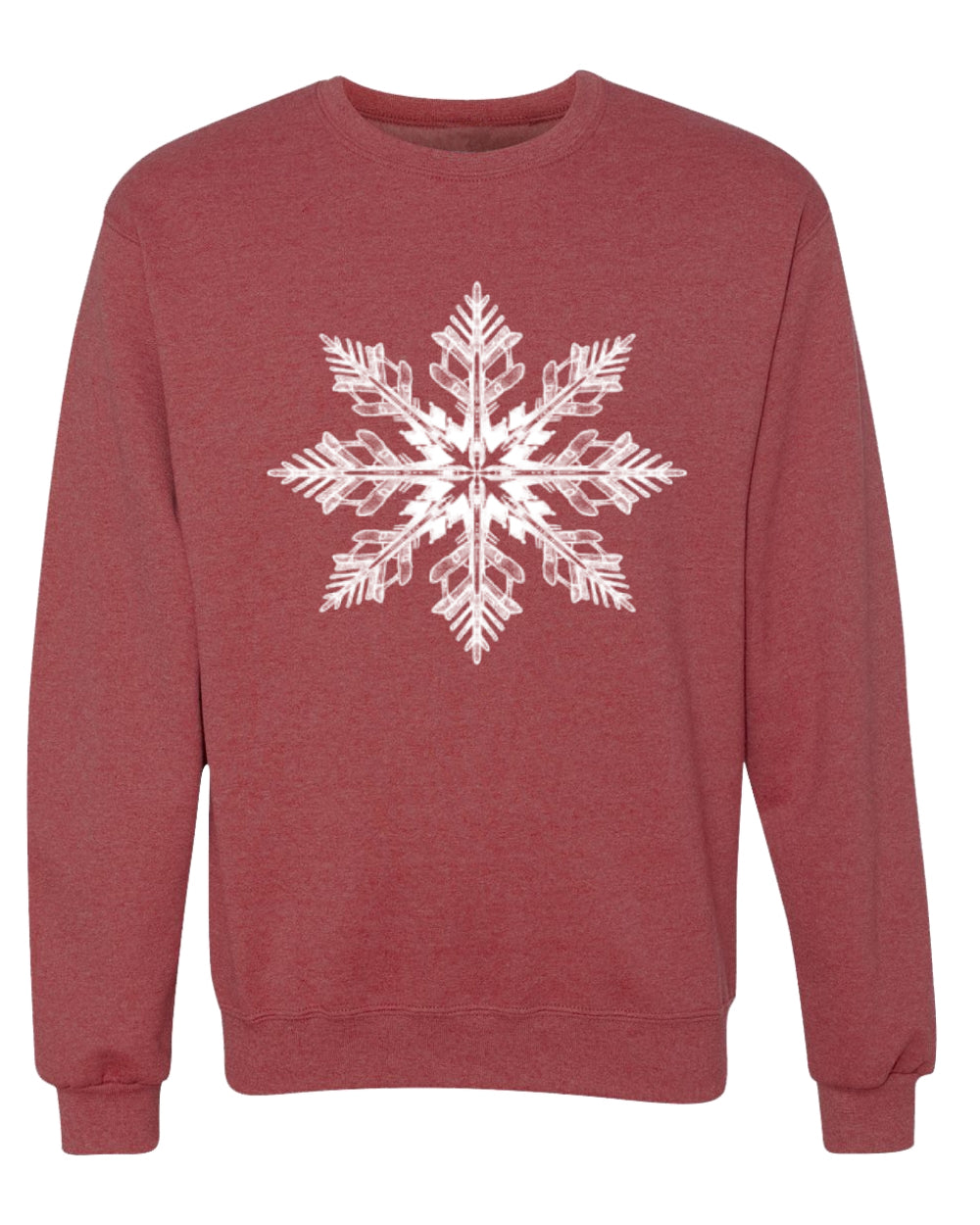 Snowflake, Pretty Holiday Christmas Design, Unisex Christmas Sweater, Crewneck Sweatshirts