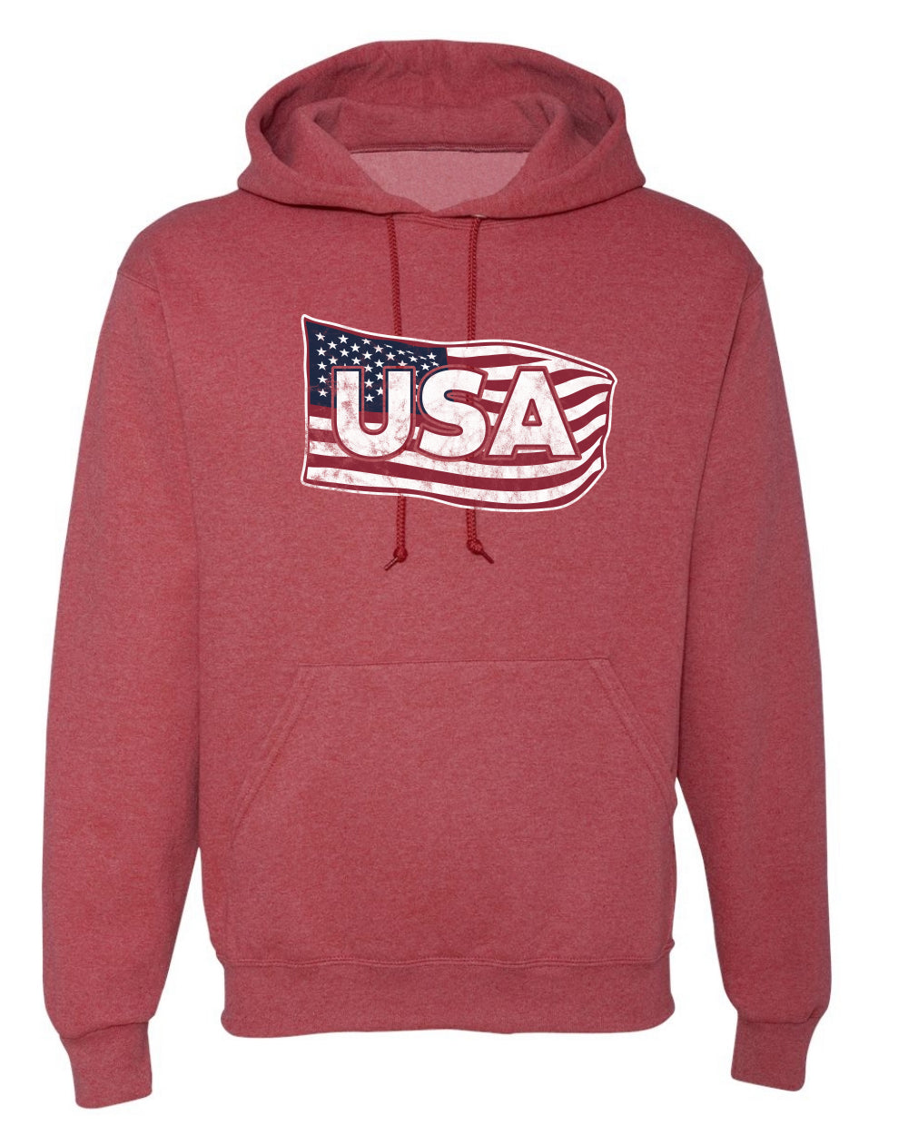 USA Winter Team Sports Fan Collection | USA Flowing Flag Sweater, Unisex Hoodie Sweatshirt