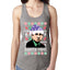 Santa Mike Michael Scott The Office Ugly Christmas Sweater Ladies Racerback Tank Top