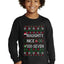 Naughty Nice 6 7 Checklist Ugly Christmas Sweater For Kids | Youth Longsleeve Shirt