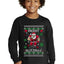 Merry Blitzmas, Football Christmas Sweater Design Ugly Christmas Sweater For Kids | Youth Longsleeve Shirt