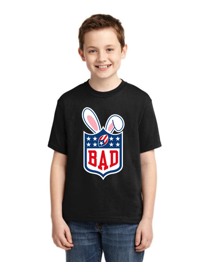 Bunny Bowl Football BAD Parody Sweater For Kids | Unisex Boys Girls Graphic Youth T-Shirt