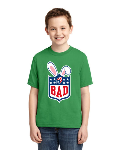 Bunny Bowl Football BAD Parody Sweater For Kids | Unisex Boys Girls Graphic Youth T-Shirt