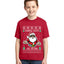Santa Says 6 7 Meme Ugly Christmas Sweater For Kids | Unisex Boys Girls Graphic Youth T-Shirt
