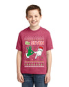 6 7 Christmas Hands Ugly Christmas Sweater For Kids | Unisex Boys Girls Graphic Youth T-Shirt