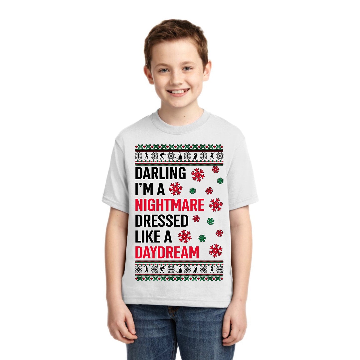 In My Era Movie Christmas Outfit  Ugly Christmas Sweater Unisex Boys Girls Graphic Youth T-Shirt