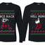 Nice Rack, Well Hung Sweater Girlfriend Boyfriend Gift His and Hers Matching Ugly Christmas Couple Long Sleeve Shirt