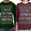 I Have Everything I Want for Christmas I'm Everything Couple Shirt Girlfriend Boyfriend Gift His and Hers Matching Ugly Christmas Couple Long Sleeve Shirt