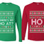 Where's My Ho At? Ho Sweater Girlfriend Boyfriend Gift His and Hers Matching Ugly Christmas Couple Long Sleeve Shirt