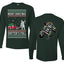 Christmas Vacation Merry Christmas Shitter's Full Ugly Christmas Front and Back Sweater Mens Long Sleeve Shirt