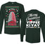 Nakatomi Plaza Christmas Party 1988 Ugly Christmas Front and Back Sweater Mens Long Sleeve Shirt