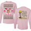 He Looks Like A Pink Nightmare Story Ugly Christmas Front and Back Sweater Mens Long Sleeve Shirt