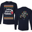 Jolliest Bunch of Assholes Xmas Movie Ugly Christmas Front and Back Sweater Mens Long Sleeve Shirt