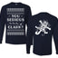 You Serious Clark Christmas Vacation Movie  Ugly Christmas Front and Back Sweater Mens Long Sleeve Shirt