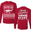 Nakatomi Plaza Christmas Party Survivor 1988 Ugly Christmas Front and Back Sweater Mens Long Sleeve Shirt