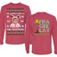 He Looks Like A Pink Nightmare Story Ugly Christmas Front and Back Sweater Mens Long Sleeve Shirt