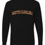South Carolina  Camo Fill Orange Outline Sweater, Unisex Mens Long Sleeve Shirt