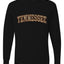 Tennessee  Camo Fill Orange Outline Sweater, Unisex Mens Long Sleeve Shirt