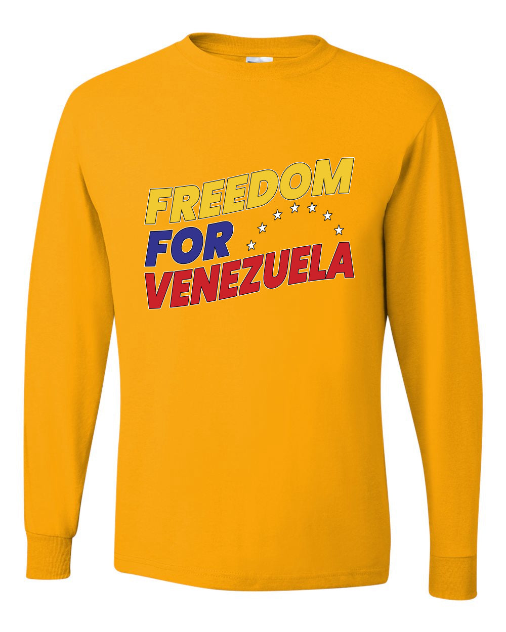 Freedom For Venezuelan Sweater, Unisex Mens Long Sleeve Shirt
