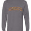 Minnesota  Camo Fill Orange Outline Sweater, Unisex Mens Long Sleeve Shirt