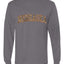 Nebraska  Camo Fill Orange Outline Sweater, Unisex Mens Long Sleeve Shirt