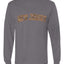 New Jersey  Camo Fill Orange Outline Sweater, Unisex Mens Long Sleeve Shirt
