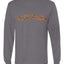 South Carolina  Camo Fill Orange Outline Sweater, Unisex Mens Long Sleeve Shirt
