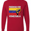 Freedom For Venezuelan Raised Fist Sweater, Unisex Mens Long Sleeve Shirt