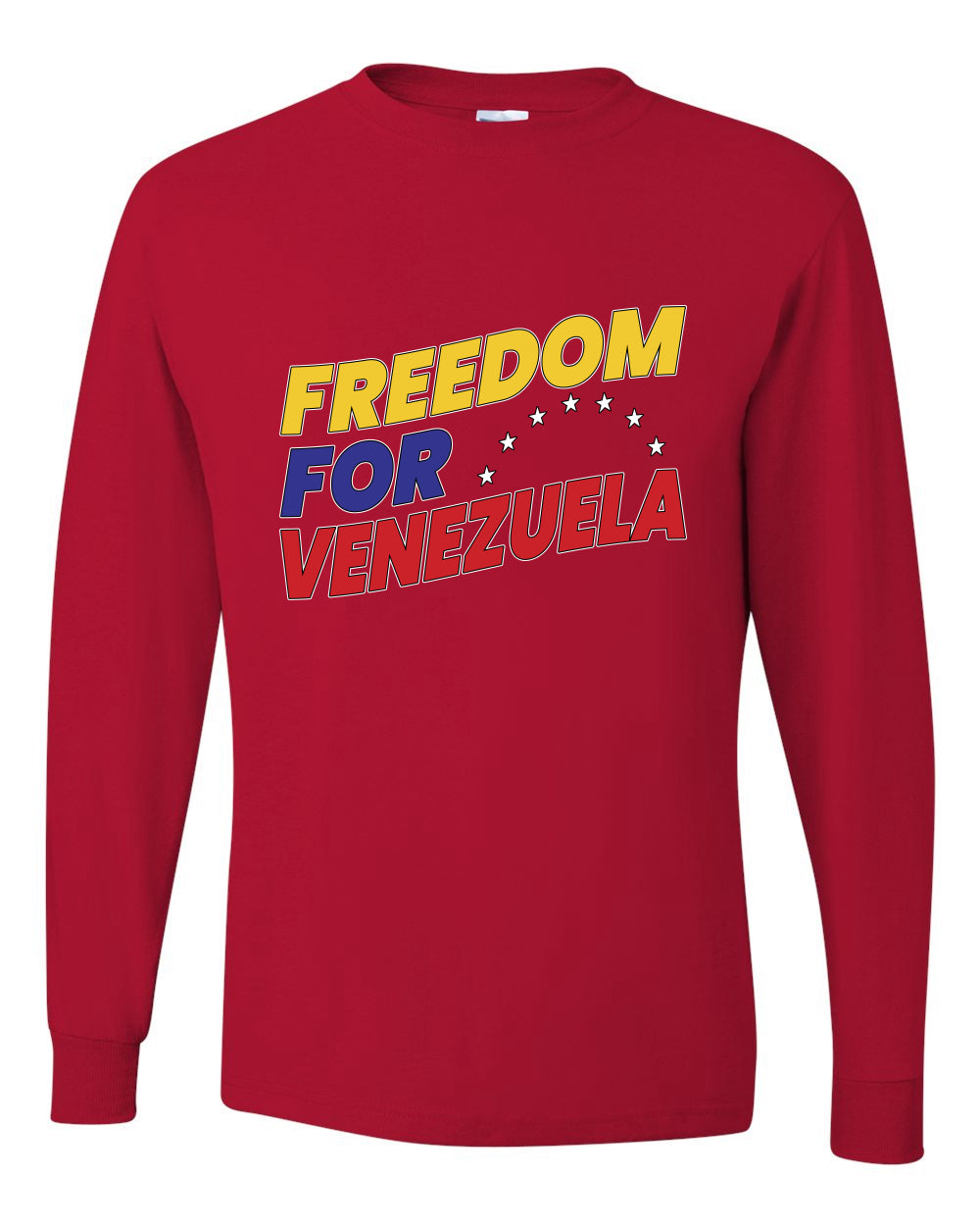 Freedom For Venezuelan Sweater, Unisex Mens Long Sleeve Shirt