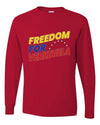 Freedom For Venezuelan Sweater, Unisex Mens Long Sleeve Shirt