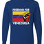Freedom For Venezuelan Raised Fist Sweater, Unisex Mens Long Sleeve Shirt