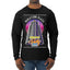 Retro Nakatomi Plaza 1988 Holiday Party Ugly Christmas Sweater Mens Long Sleeve Shirt