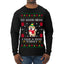 Good News I Saw a Dog Today Funny Ugly Christmas Sweater Mens Long Sleeve Shirt