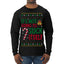 It's Not Going to Suck Itself Funny Candy Cane Ugly Christmas Sweater Mens Long Sleeve Shirt