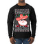 Have a Chingon Christmas Funny Spanish Saying Ugly Christmas Sweater Mens Long Sleeve Shirt