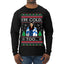 I'm Cold Too Funny Classic 70s Show Damn Jackie Ugly Christmas Sweater Mens Long Sleeve Shirt