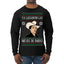 Ya Llegaron Las Nieves De Enero Chalino January Snow Ugly Christmas Sweater Mens Long Sleeve Shirt