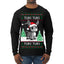 Tuki Tuki Tuki Funny Spanish Music Lyrics Ugly Christmas Sweater Mens Long Sleeve Shirt