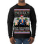 Doge Elf Around and Find Out Trump Elon Vivek MAGA Ugly Christmas Sweater Mens Long Sleeve Shirt