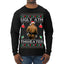 Ugly Ath Sweater Merry Chrithmith, Butt Viral Ugly Ass Boxing Fight Meme Ugly Christmas Sweater Mens Long Sleeve Shirt