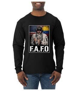 Venezuelan Dictator Maduro Captured F Around Find Out Sweater, Unisex Mens Long Sleeve Shirt