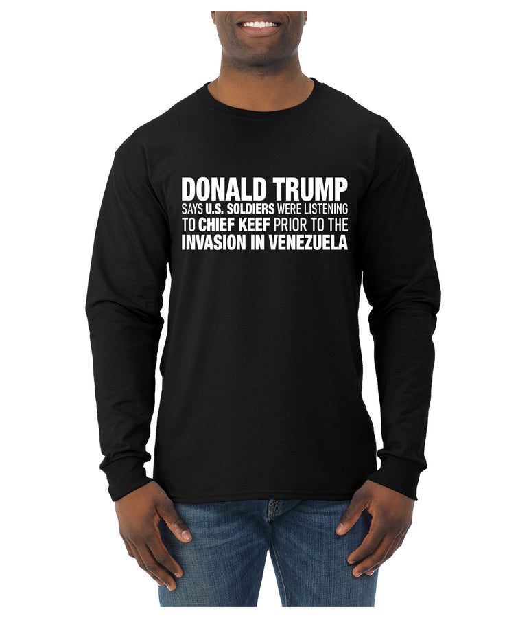 Viral Political Meme Shirt Sweater, Unisex Mens Long Sleeve Shirt