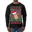 Office Phyllis Navidad Happy Holiday Ugly Christmas Sweater Mens Long Sleeve Shirt
